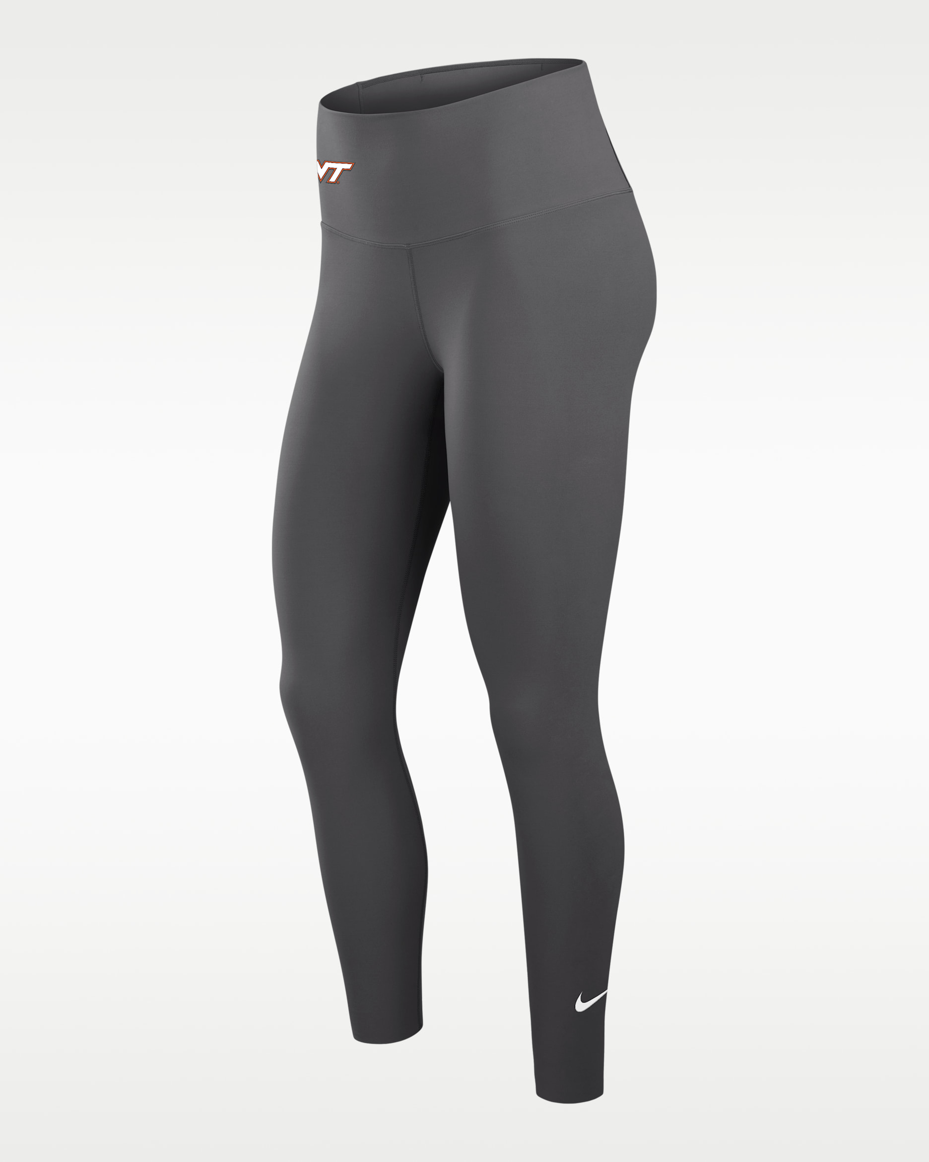 Nike One (Virginia Tech Hokies) Women's Dri-FIT High-Rise Leggings